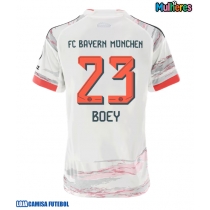 Camisa de Futebol Bayern Munich Sacha Boey #23 Equipamento Secundário Mulheres 2025-26 Manga Curta